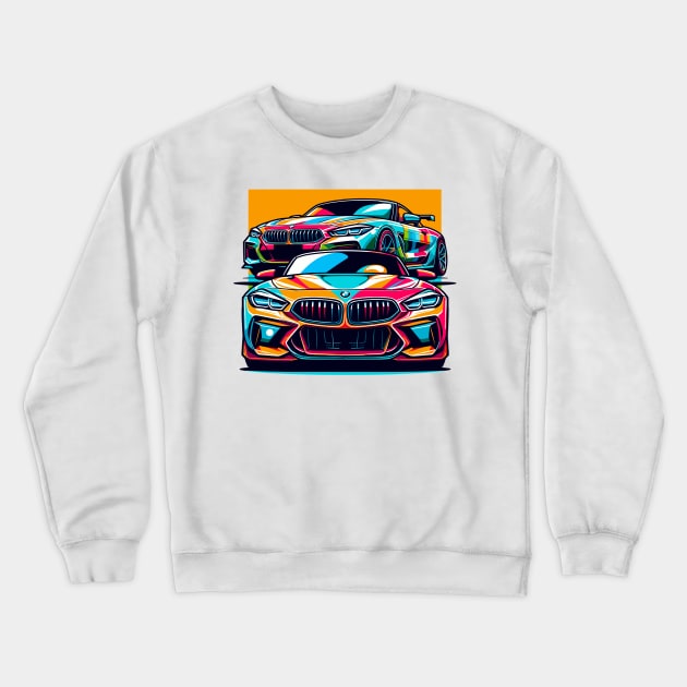 BMW Z4 Crewneck Sweatshirt by Vehicles-Art